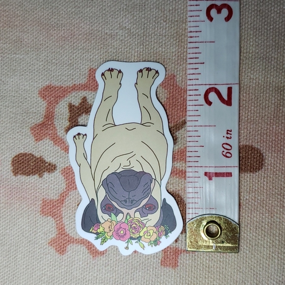 (J) Pug Dog Sticker Doggie Dog Mom Puppy - Picture 4 of 5